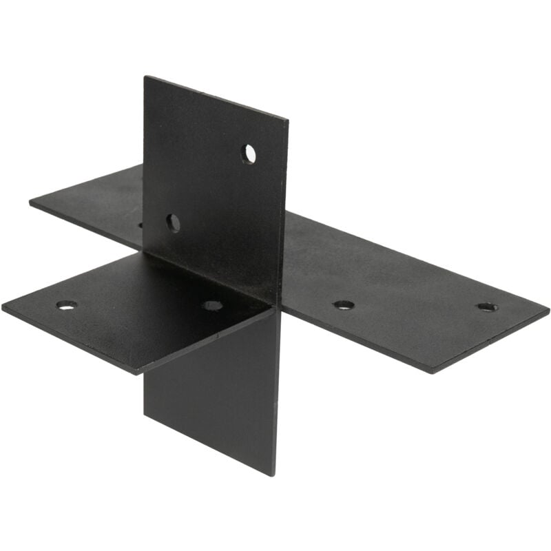 Connexion d'angle Pergola Noir pour poutres 9 x 9 cm - Par Pièce