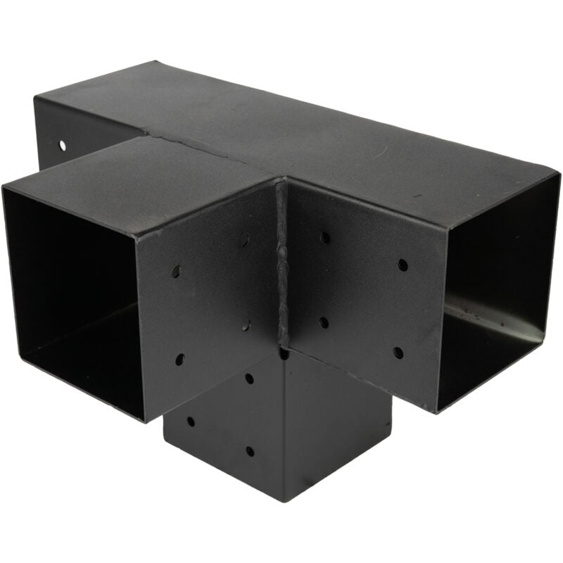 Wovar - Connexion d'angle Pergola Noir pour poutres 12 x 12 cm modèle