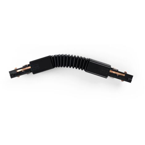 Connexion flexible pour rail triphasé en saillie - Compatibilité - Noir