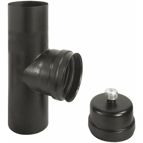 Connexion T pour les poêles avec l'attaque F. F. Ala Eco 8cm