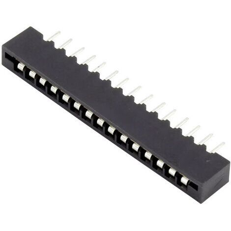 Connfly Boîtier femelle pour platines Nbr total de pôles 15 Pas: 2.54 mm DS1020-15ST1D 1 pc(s) Y077951