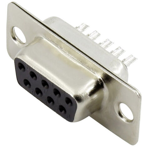 Connfly DS1033-09FBNSISS-CT D-SUB Buchse 180 ° Polzahl: 9 Löten 1 St.