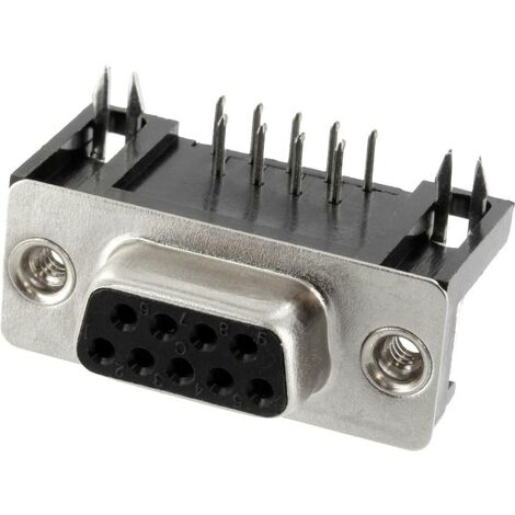 Connfly DS1037-01-09FNBKT7 Embase SUB-D femelle Nombre de pôles: 9 pin à souder 1 pc(s) Tray C300662