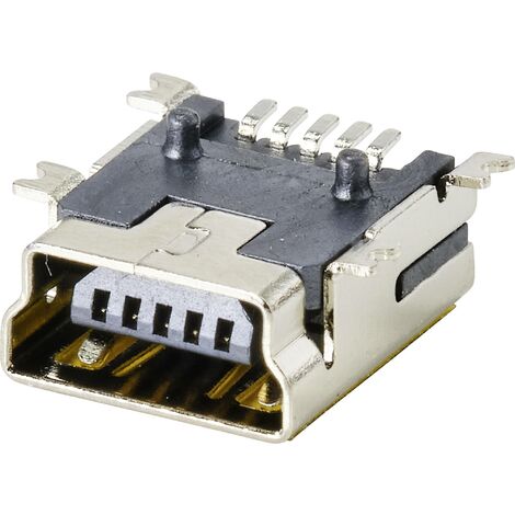 Connfly DS1104-B60SRS Embase femelle Mini USB type B embase femelle horizontale Contenu: 1 pc(s) Y077401