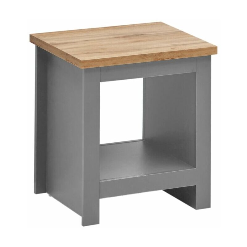 Image of Cisnon grigio chiaro lisbon lampada tavolino grigio chiaro - Grigio chiaro