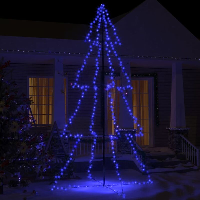 

Cono árbol de Navidad de 360 LED interior y exterior 143x250 cm