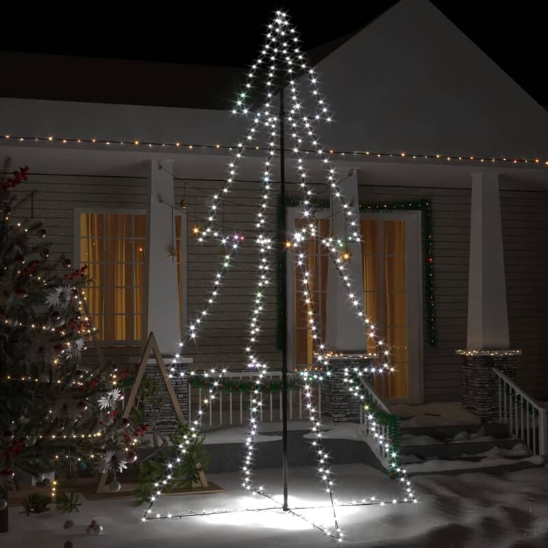 

Cono árbol de Navidad de 360 LED interior y exterior 143x250 cm