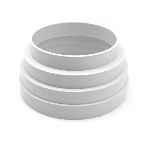 CONO DI RIDUZIONE MF IN ABS 100-125MM PER TUBO NON BICCHIERATO - FIRST