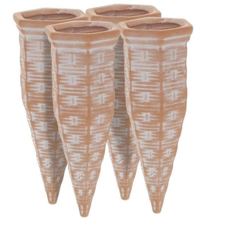 Cono in argilla per irrigazione in set da 4
