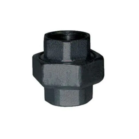 Cono recto de unión, 12x17, doble hembra negro