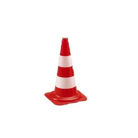 CONO SEGNALATICO BIANCO ROSSO 32