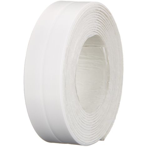 CON:P nastro di tenuta (senza PVC), sigillatura permanente di vasche da bagno, lavabi e docce, senza silicone, 28 mm x 3,2 m, 1 pz, SA131
