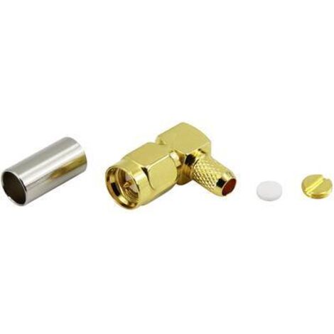 Conrad Components 1493155 Connecteur SMA mâle, coudé 50 Ω 1 pc(s) W029331