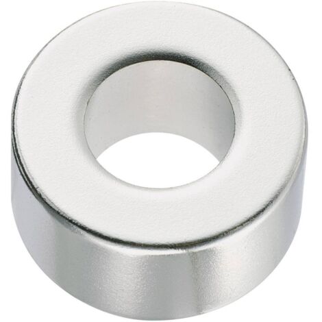 Conrad Components 506000 Magnete permanente Anello (Ø x A) 20 mm x 10 mm N35 1.18 - 1.24 T Temperatura limite (max.): 8