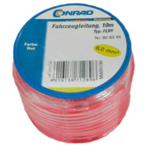 Conrad Components 606345 Fahrzeugleitung FLRY-B 1 x 6 mm² Rot 10 m