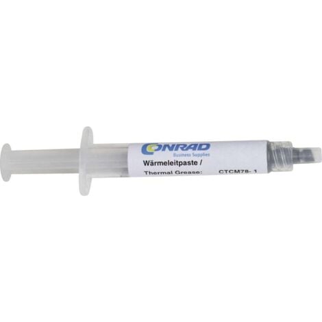 AUTRES Conrad Components CTCM78-1 Pâte thermique 7.8 W/mK 2.1 g Température (max.): 150 °C