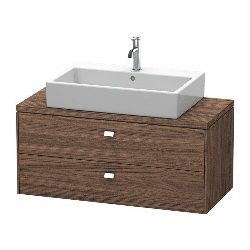 

Duravit - Consola baja BRIOSO Pinza cromada 442x1020x480mm nogal oscuro