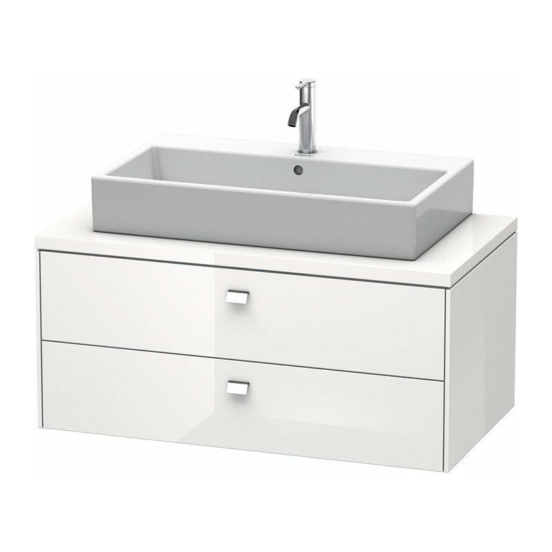 

Duravit - Consola baja BRIOSO Cromado garra 442x1020x550mm blanco brillo