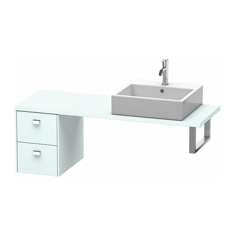 

Duravit - Consola baja BRIOSO Cromo Griffe 442x320x480mm Mate Azul Claro