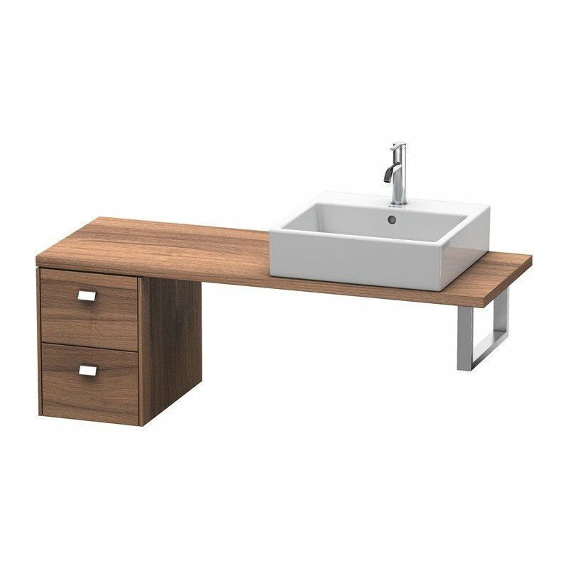 

Duravit - Consola baja BRIOSO con garra cromada 442x320x480mm nogal natural