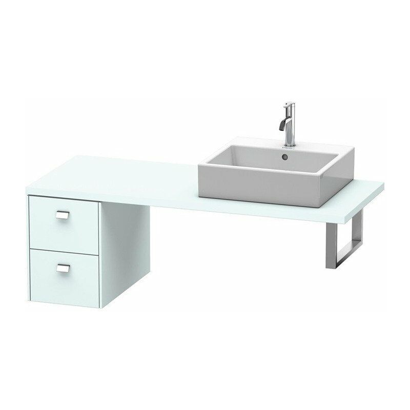 

Duravit - Consola baja BRIOSO Cromo Griffe 442x320x550mm Mate Azul Claro