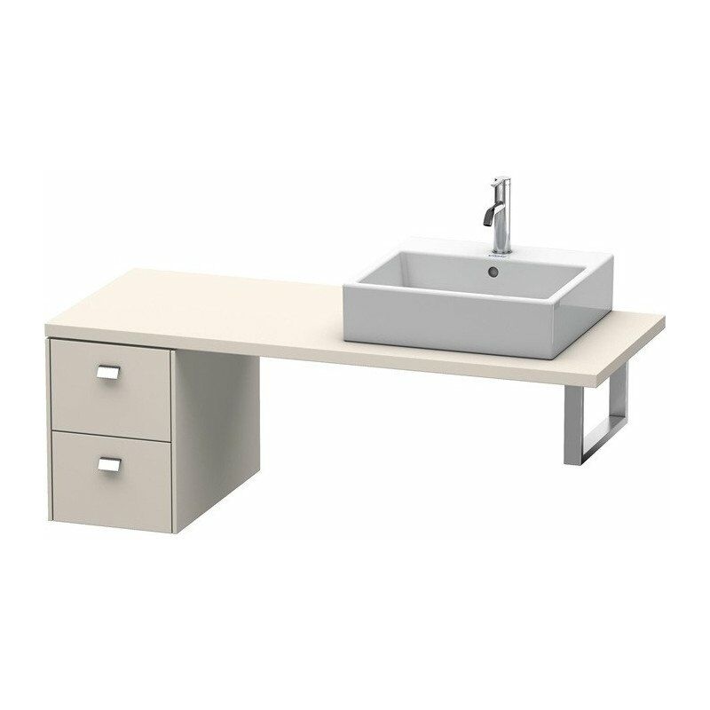 

Duravit - Consola baja BRIOSO con tirador cromado 442x320x550mm taupe