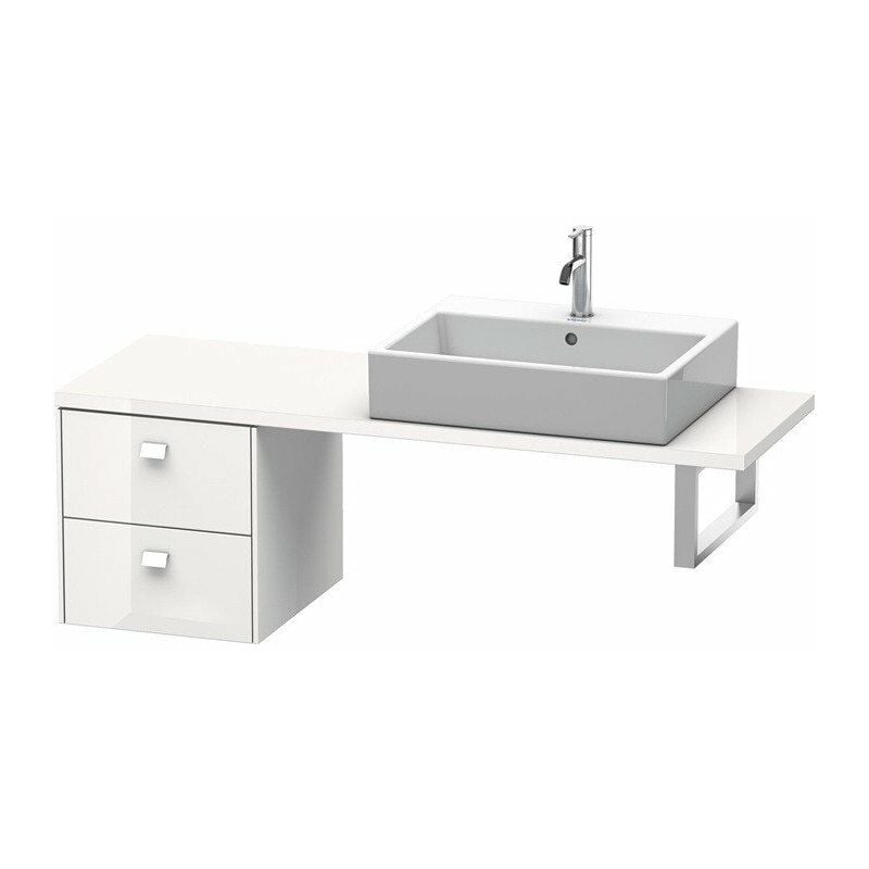 

Duravit - Consola baja BRIOSO Uña cromada 442x420x480mm hormigón