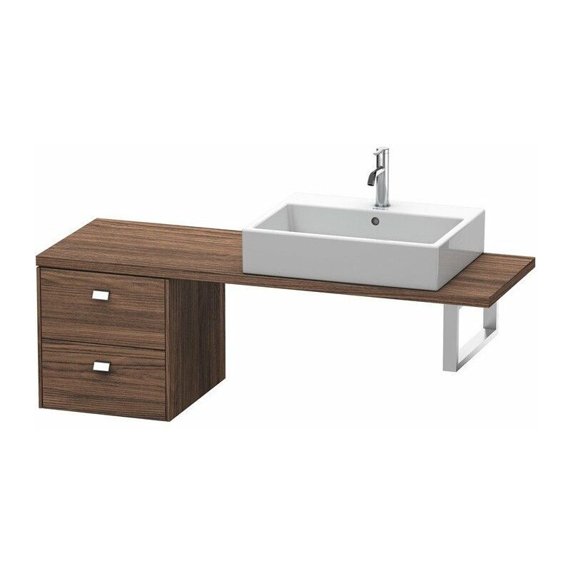 

Duravit - Armario consola bajo BRIOSO cromado 442x420x480mm nogal oscuro