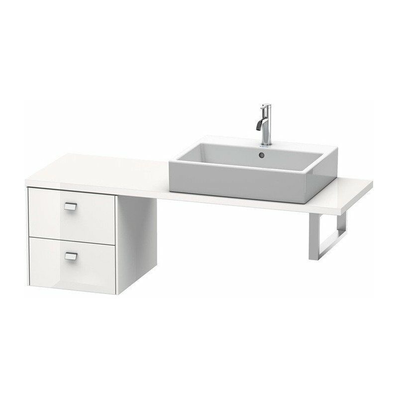 

Duravit - Consola baja BRIOSO Cromado 442x420x480mm blanco brillo