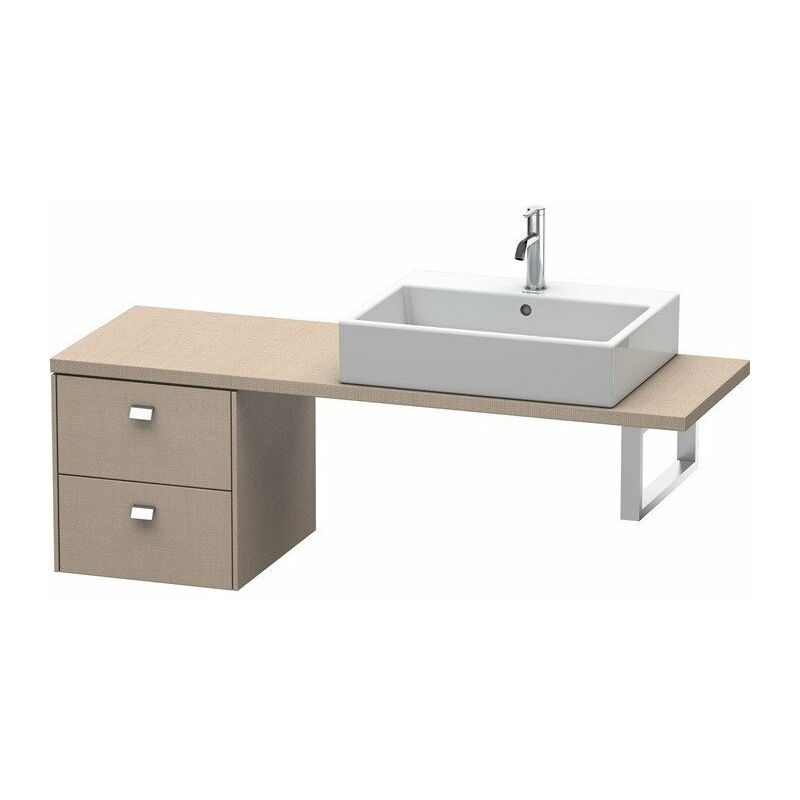 

Duravit - Consola baja BRIOSO con tirador cromado 442x420x480mm lino