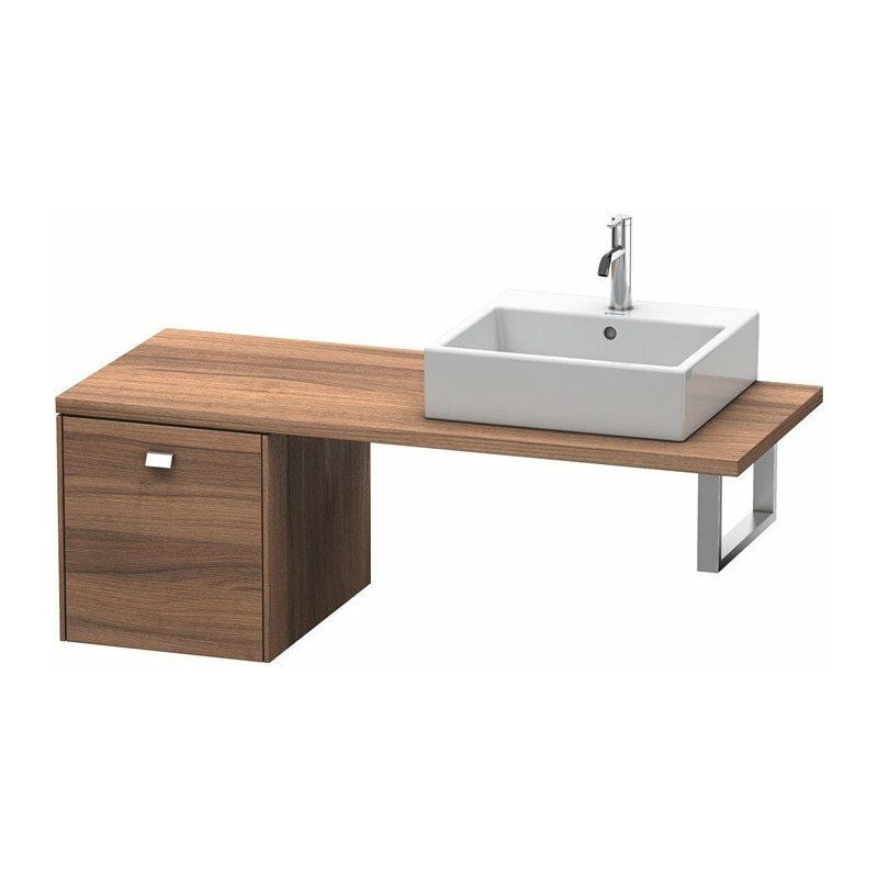

Duravit - Consola baja BRIOSO con mango cromado 442x420x550mm nogal natural