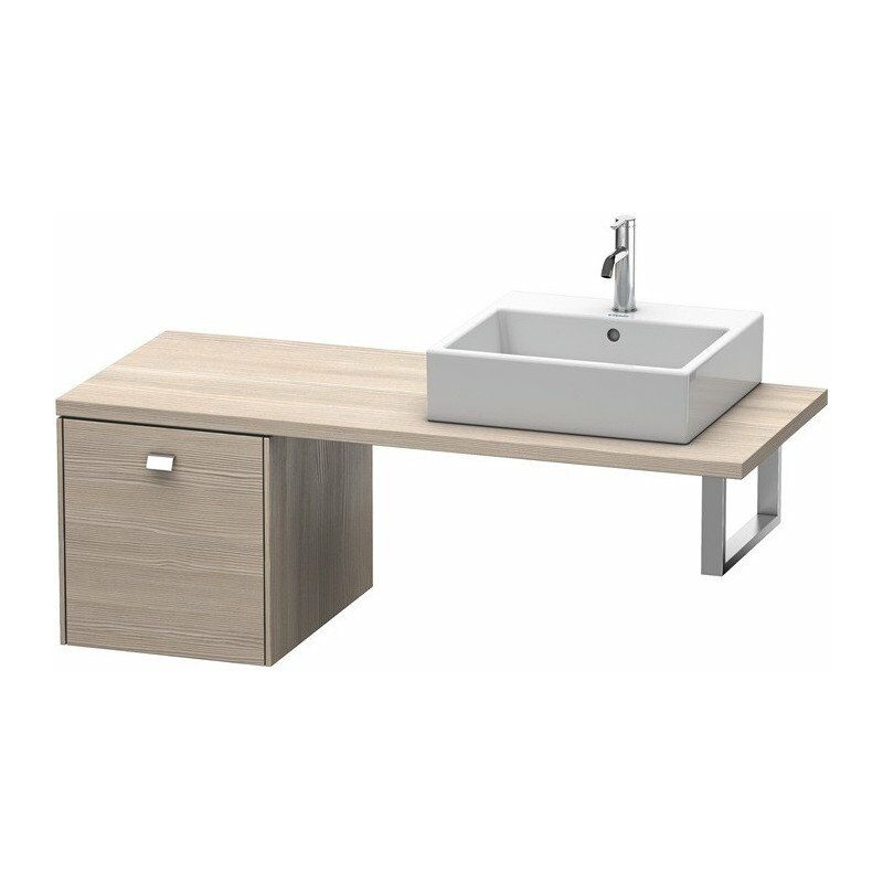 

Duravit - Consola baja BRIOSO con mango cromado 442x420x550mm pino plateado