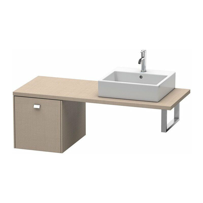 

Duravit - Consola baja BRIOSO tirador cromado 442x420x550mm lino