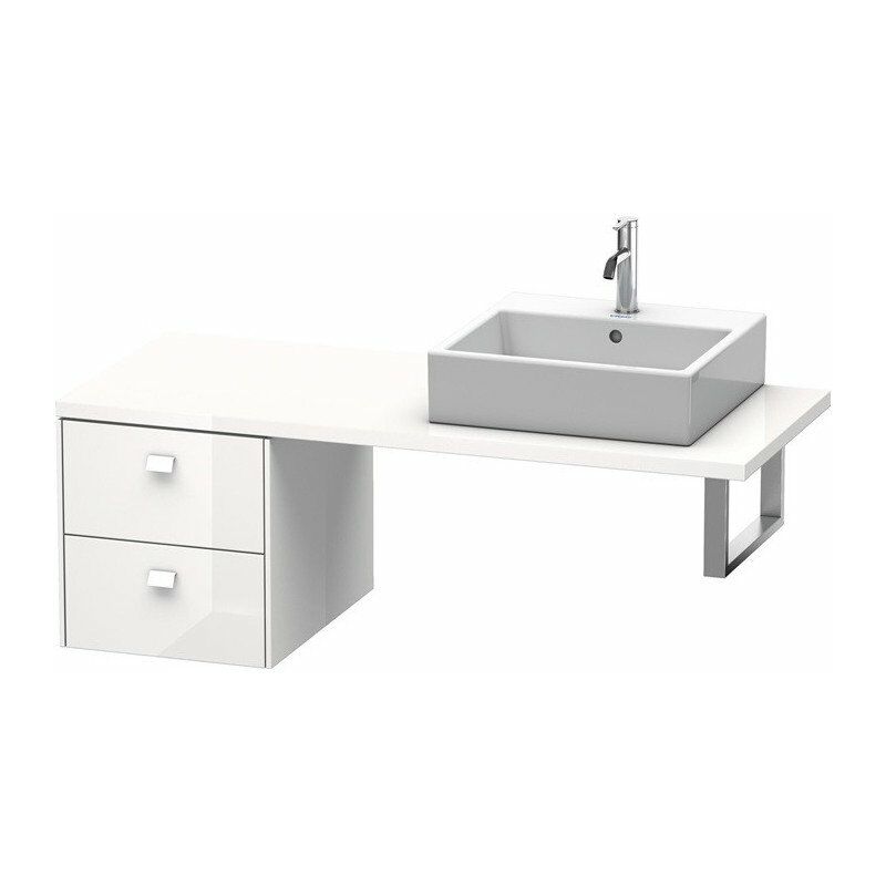 

Duravit - Consola baja BRIOSO con mango cromado 442x420x550mm taupe