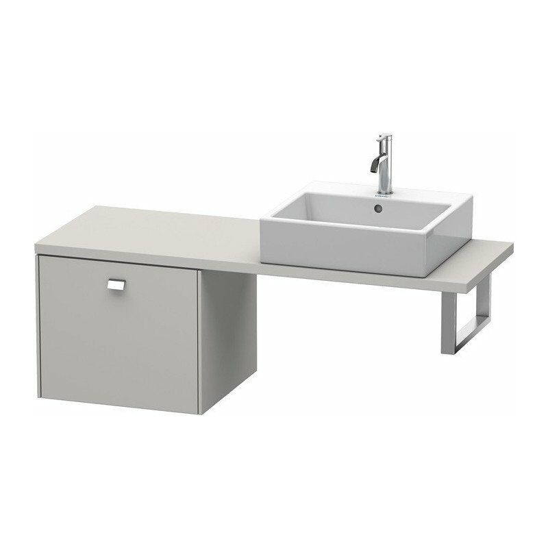 

Duravit - Consola baja BRIOSO con tirador cromado 442x520x480mm hormigón