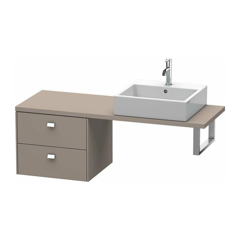 

Duravit - Consola baja BRIOSO con tirador cromado 442x520x480mm basalto mate