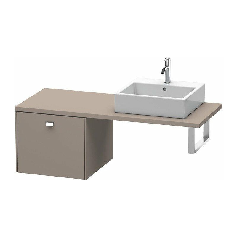 

Duravit - Consola baja BRIOSO con tirador cromado 442x520x550mm basalto mate