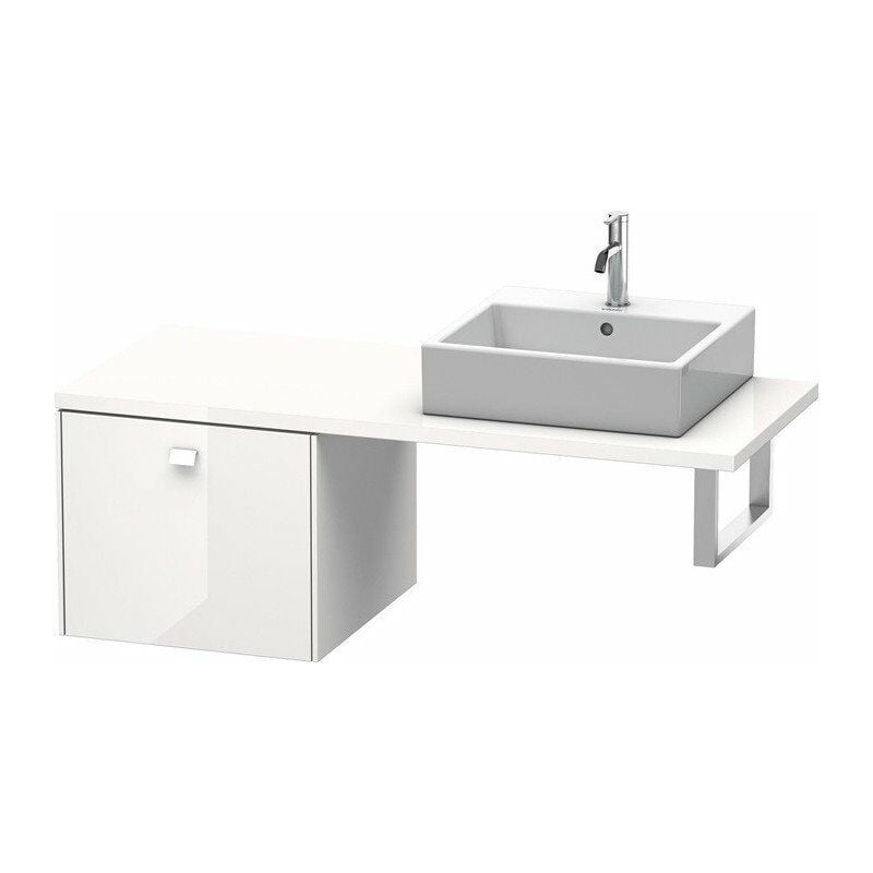 

Duravit - Consola baja BRIOSO con tirador cromado 442x520x550mm blanco brillo