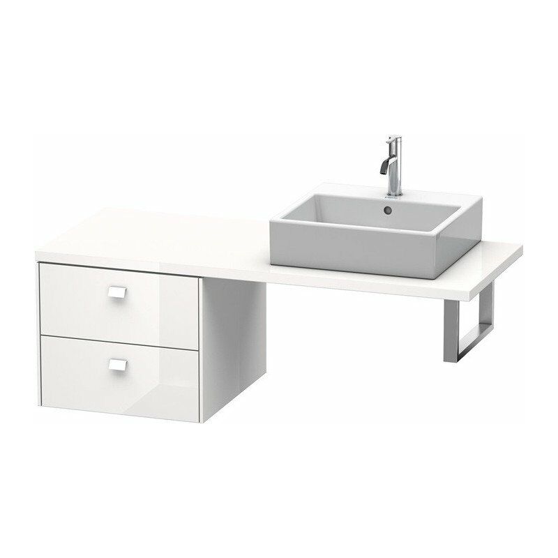 

Duravit - Consola baja BRIOSO Cromado 442x520x550mm en roble
