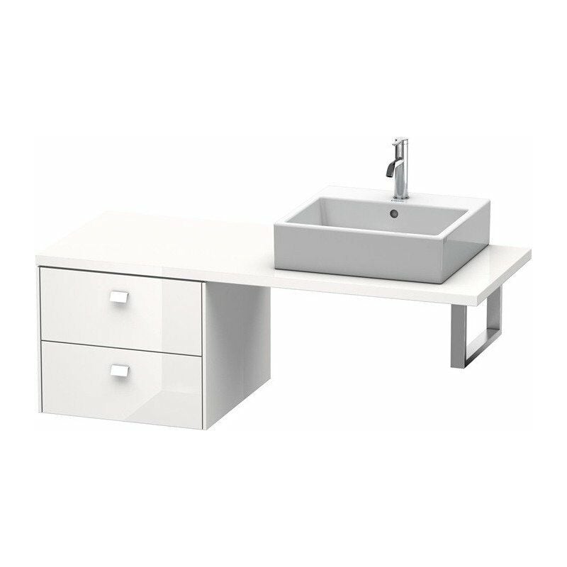 

Consola baja BRIOSO Cromo Griffe 442x520x550mm Blanco brillante