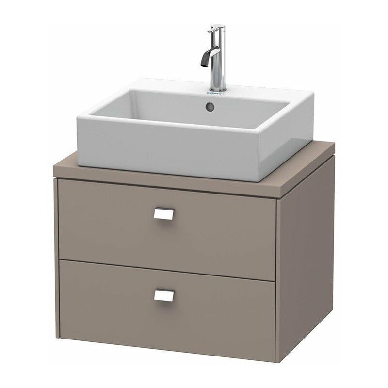 

Duravit - Consola baja BRIOSO con tirador cromado 442x620x480mm basalto mate