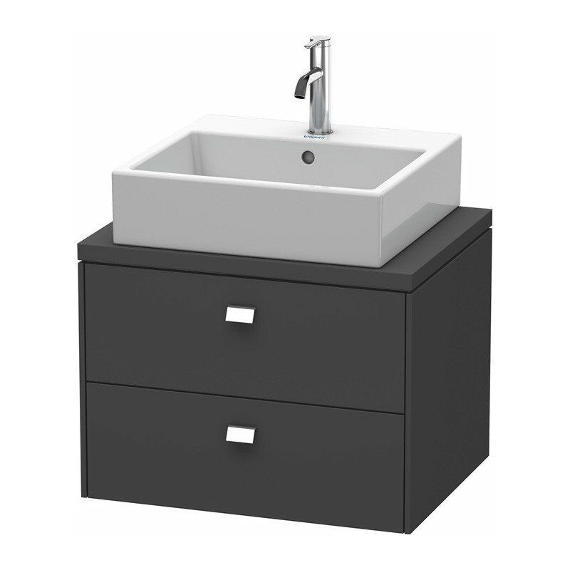

Duravit - Consola baja BRIOSO con tirador cromado 442x620x480mm grafito mate