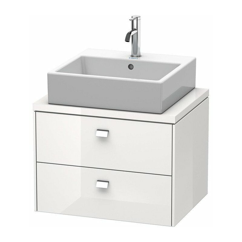 

Duravit - Consola baja BRIOSO Cromado 442x620x480mm blanco brillo