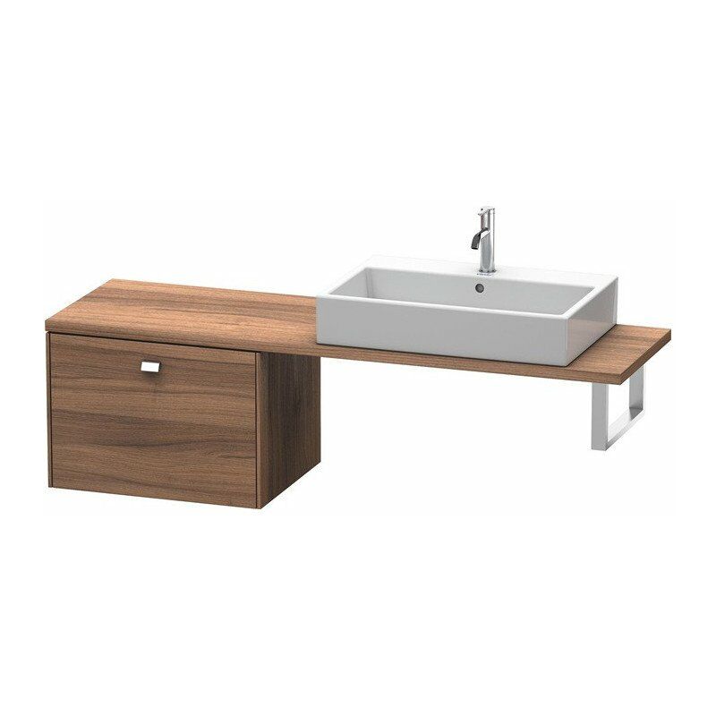 

Duravit - Consola baja BRIOSO con mango cromado 442x620x480mm nogal natural
