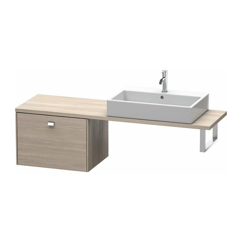 

Duravit - Consola baja BRIOSO con mango cromado 442x620x480mm pino plateado