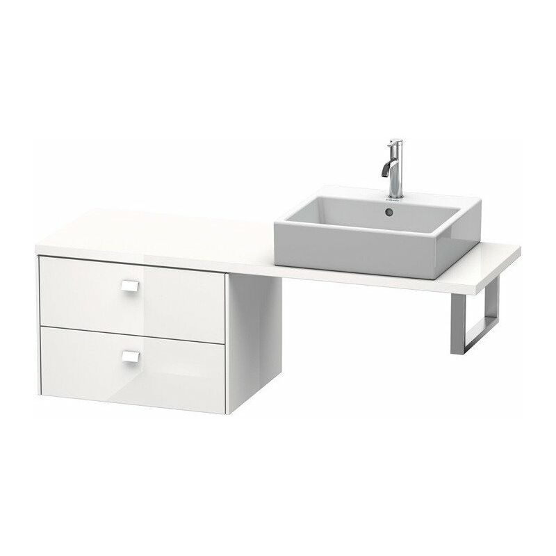 

Duravit - Consola baja BRIOSO garra cromada 442x620x480mm hormigón