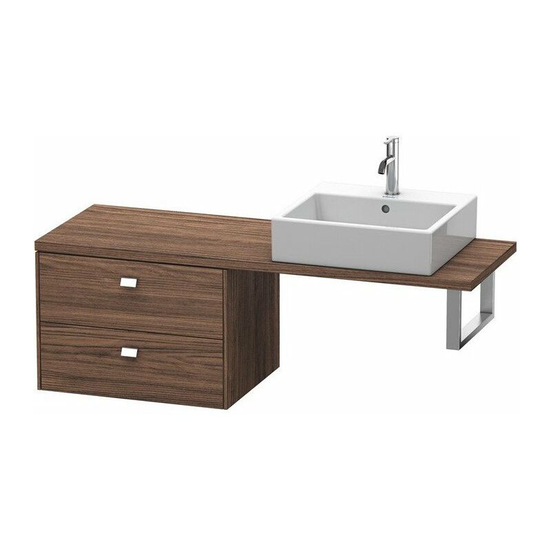 

Duravit - Armario consola bajo BRIOSO cromado 442x620x480mm nogal oscuro