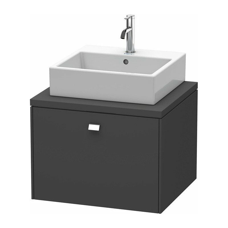 

Duravit - Consola baja BRIOSO con tirador cromado 442x620x550mm grafito mate