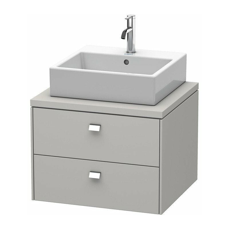 

Duravit - Consola baja BRIOSO Uña cromada 442x620x550mm hormigón