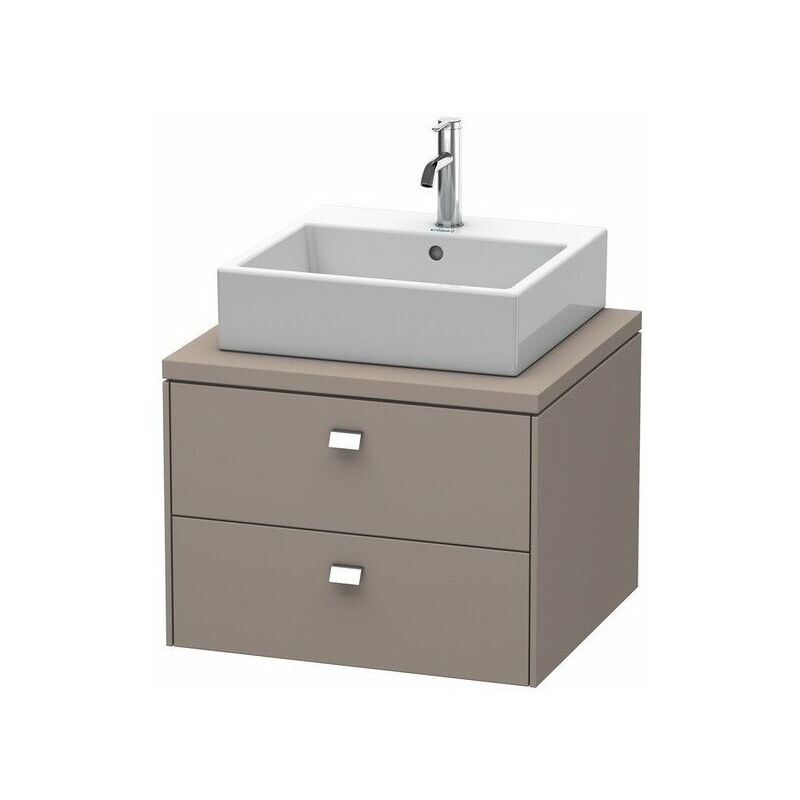 

Duravit - Consola baja BRIOSO con tirador cromado 442x620x550mm basalto mate